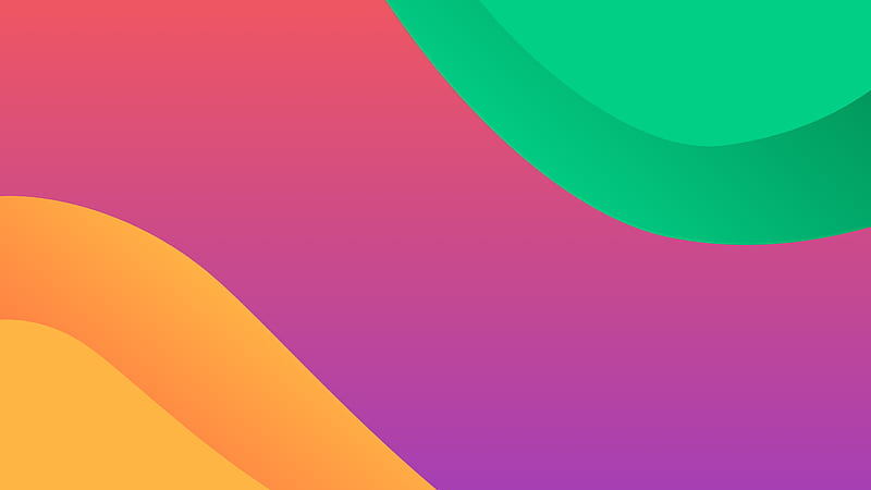 Yellow Pink Green Lines Waves Abstract, HD wallpaper | Peakpx