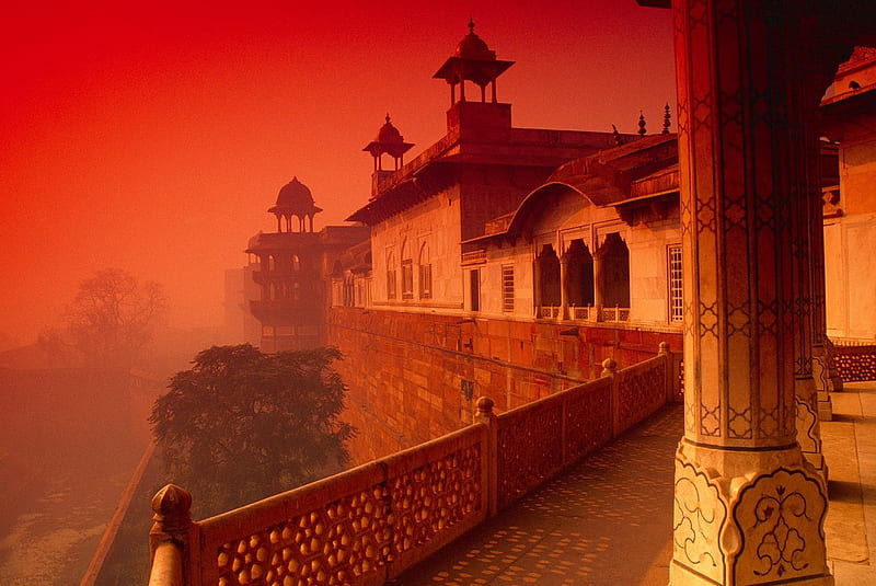 Agra Fort India, agra fort, HD wallpaper