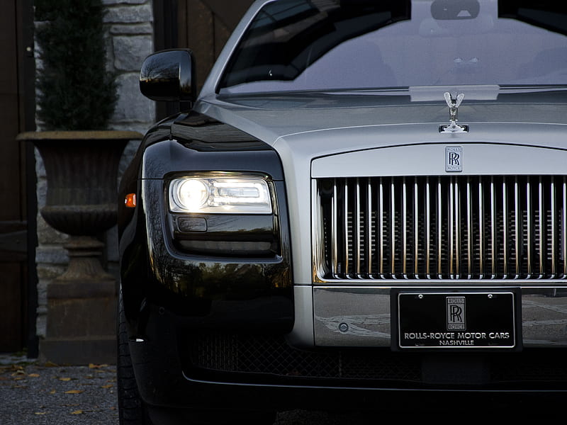 Black Rolls Royce, car, carros, luxury, wheel, HD wallpaper