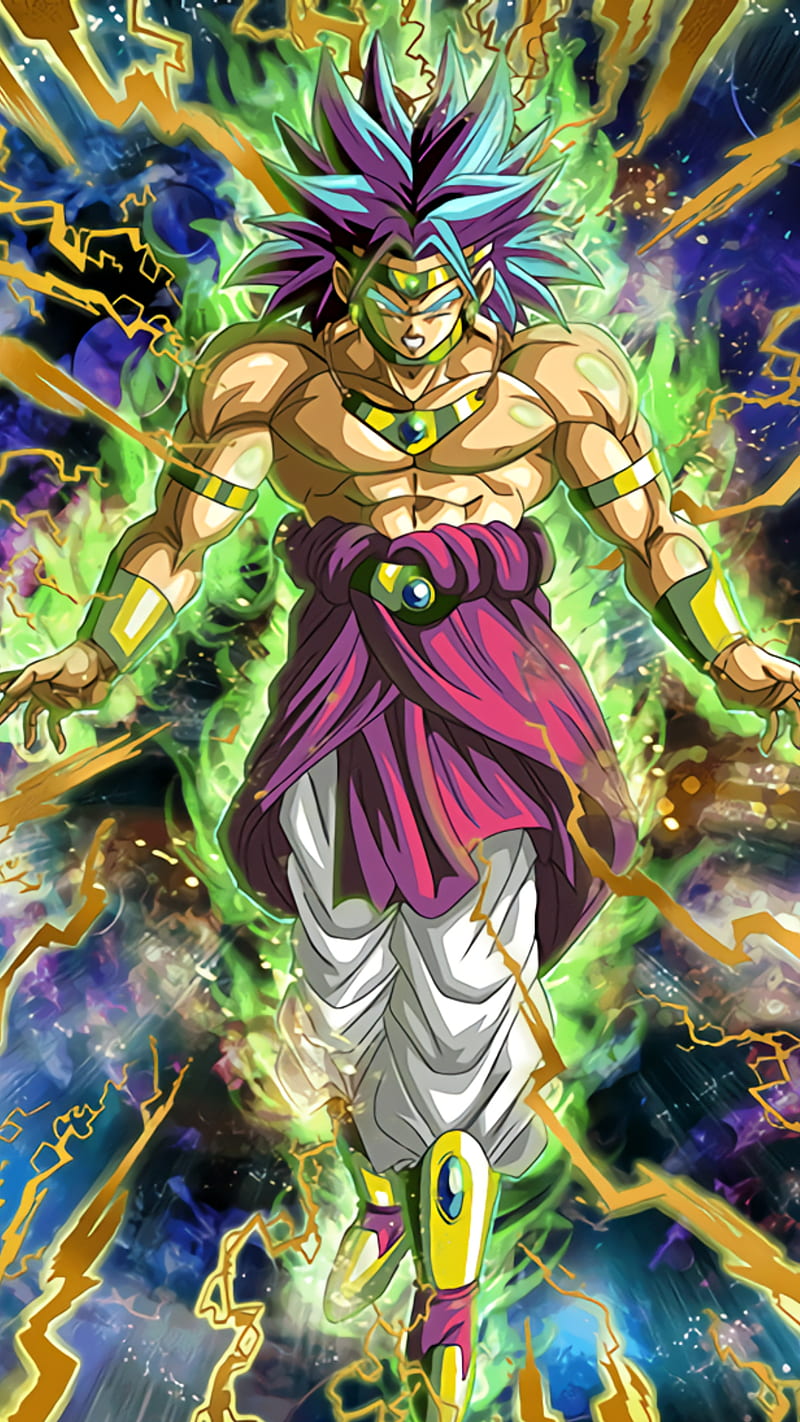 Broly, dragon, ball, super, saiyan, anime cool, HD phone wallpaper