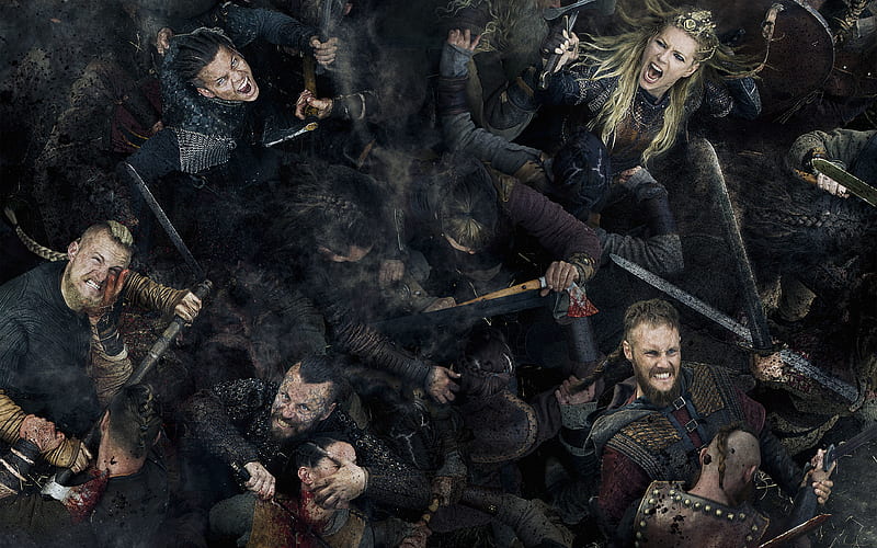 Vikings 2017 movie, Season 5, TV series, HD wallpaper