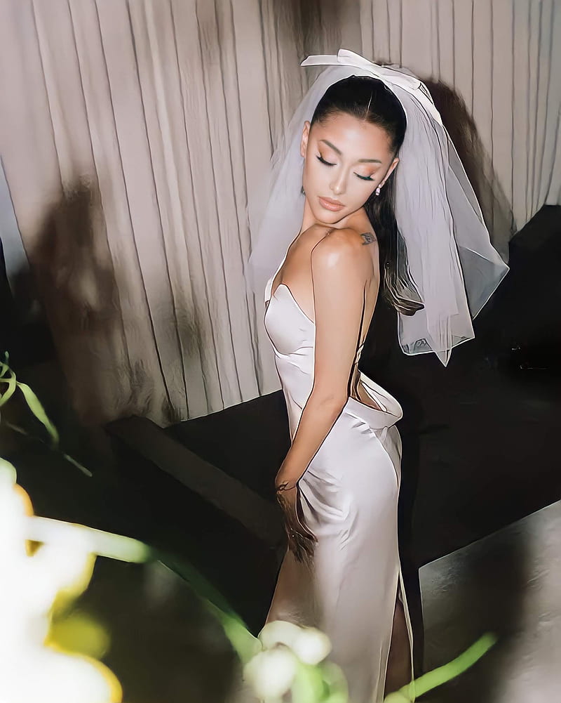 Ariana grande, casamiento, boda, vestido, novia, Fondo de pantalla de  teléfono HD | Peakpx