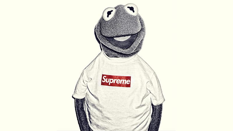 Products, Kermit The Frog, Supreme (Brand), Supreme, HD wallpaper