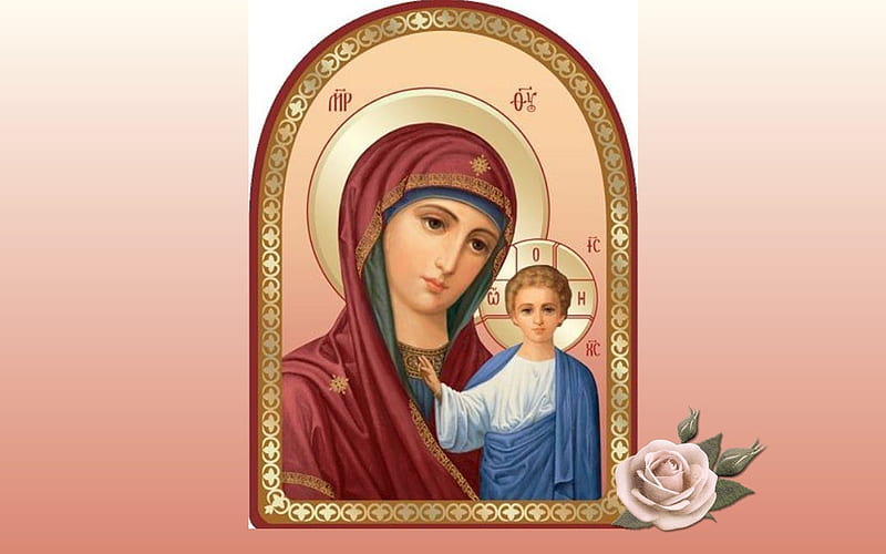 Mother of God of Kazan, Baby, Virgin, Jesus, icon, Mary, HD wallpaper |  Peakpx