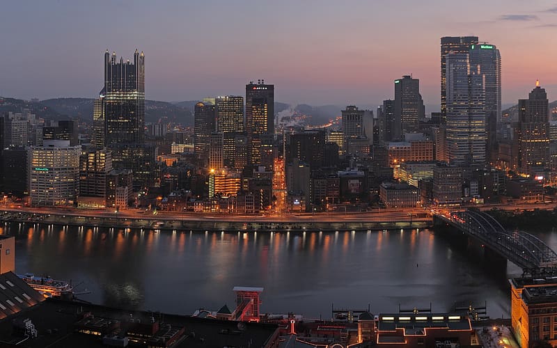 Cities, Usa, Pittsburgh, HD wallpaper