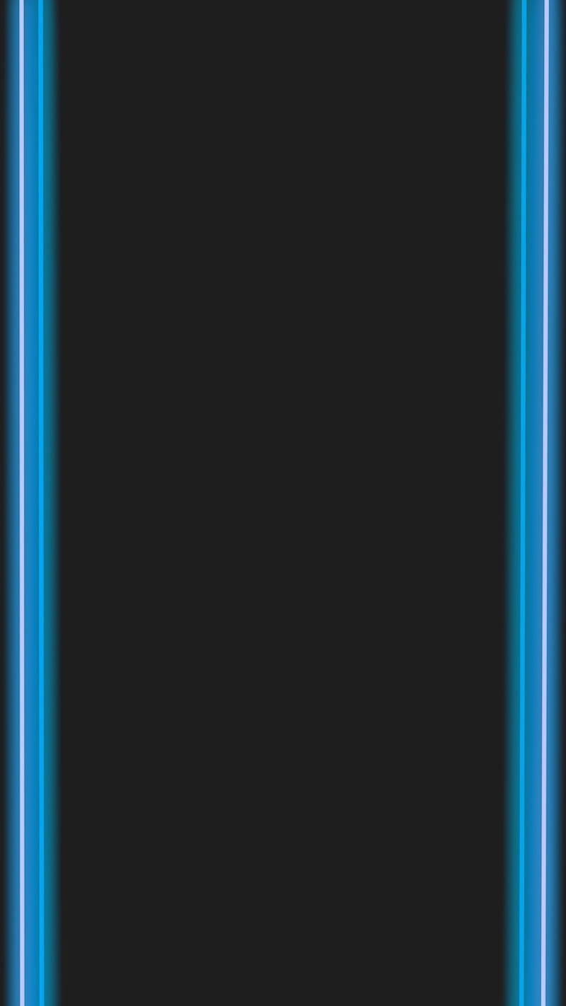 Neon Lines 02, FMYury, abstract, black, blue, color, colorful, colors, edge, edges, gradient, light, lights, minimalistic, side, sides, white, HD phone wallpaper