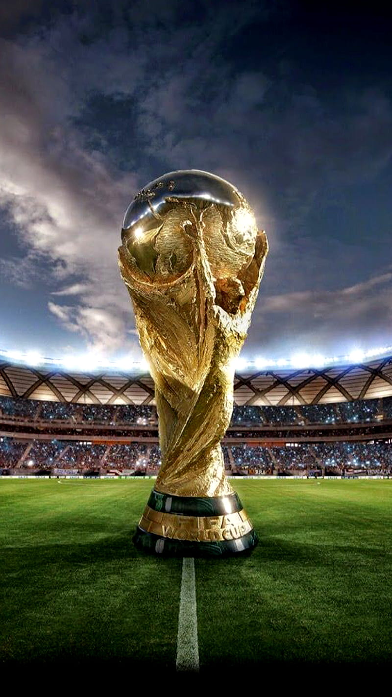 Fifa World cup, football, gold, golden, soccer, stadium, world cup, HD