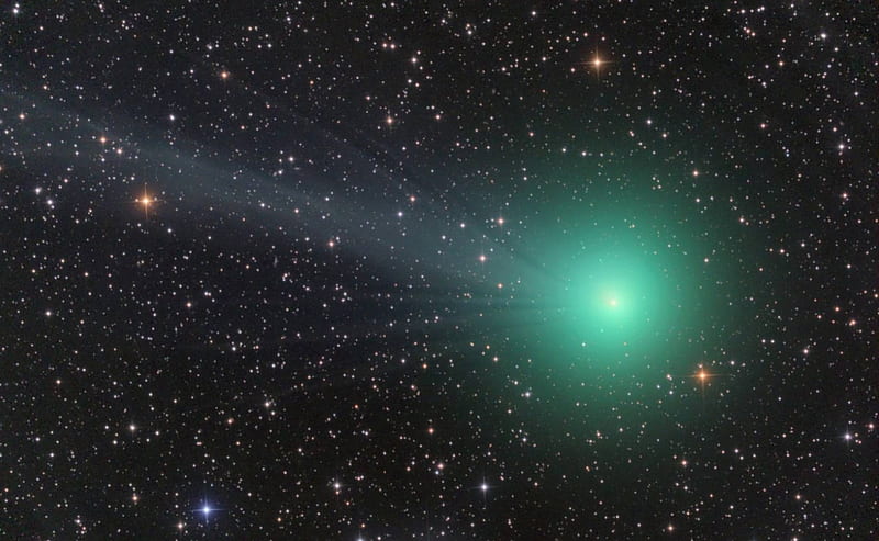 Comet Lovejoy, stars, cool, comet, space, fun, galaxy, HD wallpaper