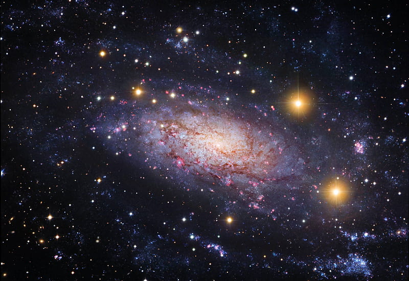 NGC 3621 Far Beyond the Local Group, stars, cool, space, fun, galaxies, HD wallpaper