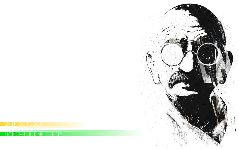 Outline Sketch – Mahatma Gandhi | DesiPainters.com