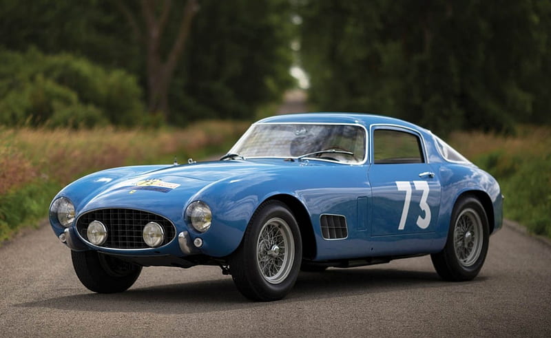 14 of the Most Expensive Cars Sold at Auctions in 2015, Classic, Blue, 1956, Ferrari, HD wallpaper