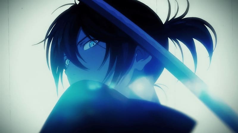 Warrior, yato, noragami, dark, anime boy, standard 5:4 fullscreen, ,  background, HD wallpaper