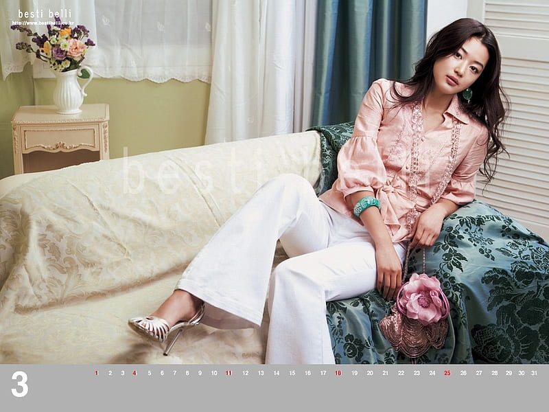 Jun Ji-hyun endorsement Korean clothing brand besti belli 36, HD wallpaper