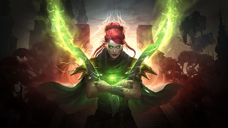 Geomancer Pyromancer Magic Legends, HD wallpaper Geomancer Pyromancer Magic Legends, HD wallpaper