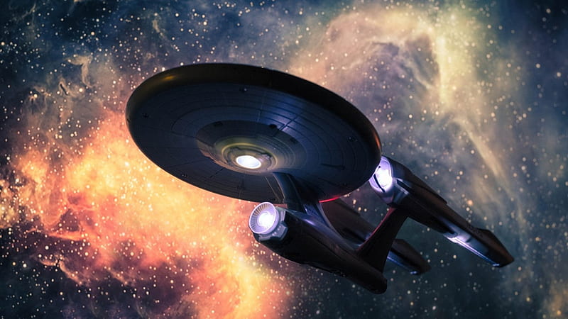 USS Enterprise, ships, fantasy, 3d, sci fi, futuristic, HD wallpaper