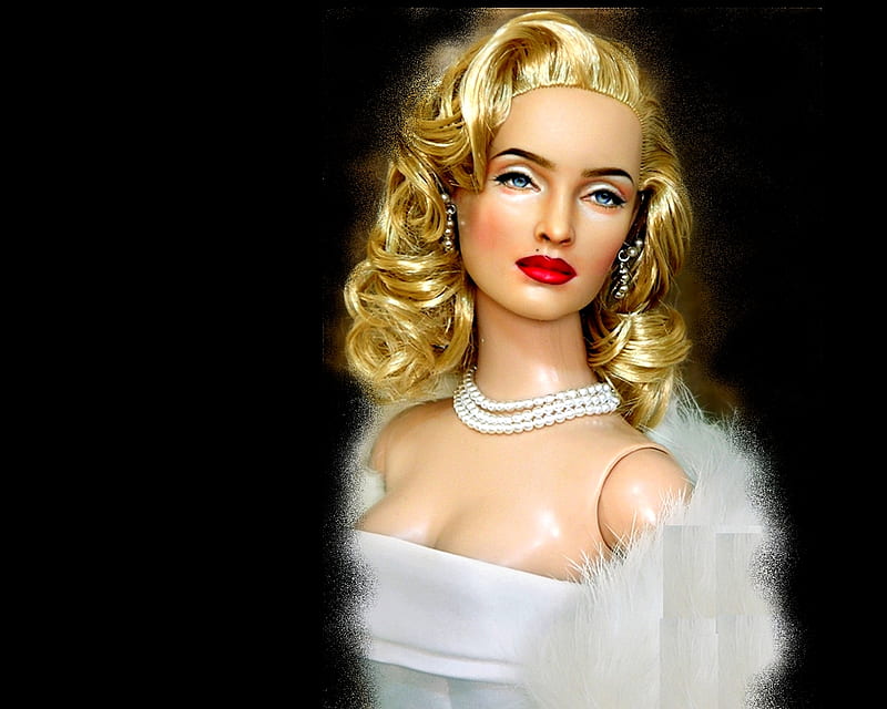 CELEBRITY DOLL~MADONNA, celebrity, repainted, doll, madonna, HD wallpaper