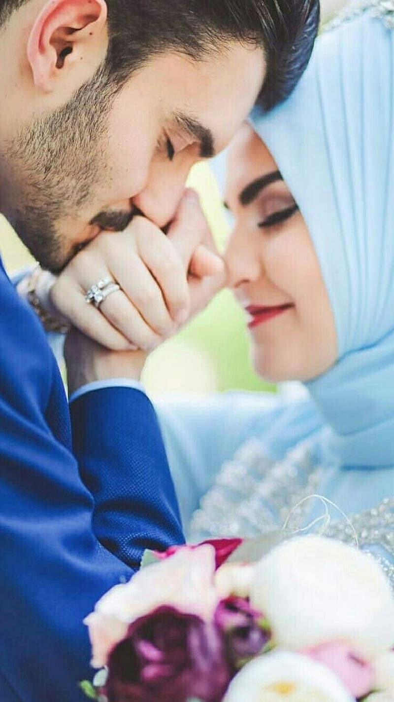 Muslim Love, Hand Kiss, care, affection, HD phone wallpaper
