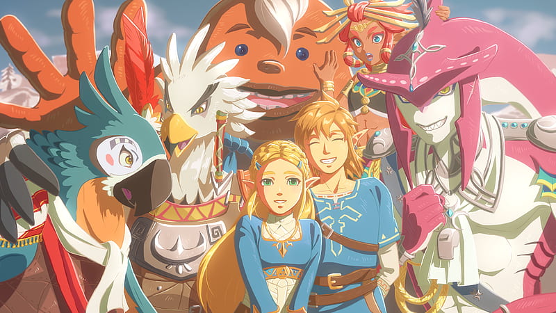 Zelda And Link - The Legend Of Zelda Live Wallpaper - WallpaperWaifu