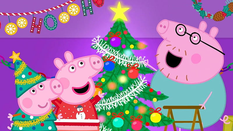 Peppa Pig Official Channel, Christmas Pig, HD wallpaper | Peakpx