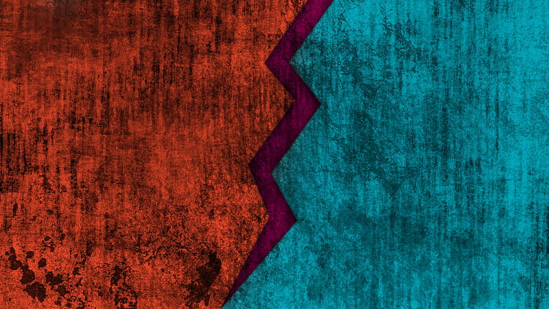 Red Versus Blue, purple, blue, red, grunge, texture, graffiti, abstract, HD wallpaper