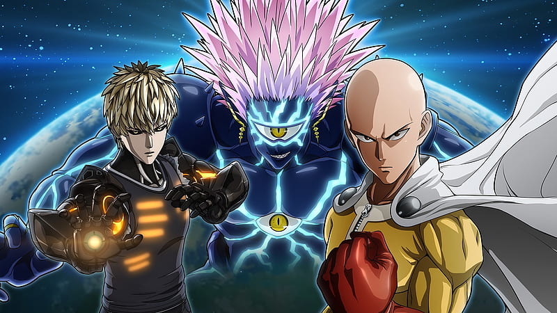 One Punch Man 2K Wallpaper, 2560 x 1440 px