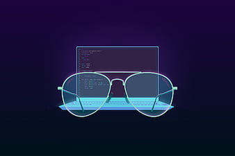 Code, Programming, Technology, Glasses, HD wallpaper