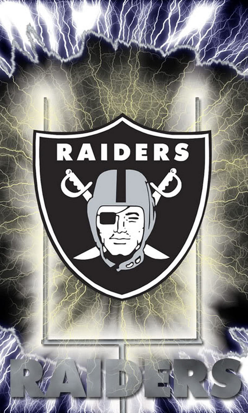 Oakland raiders, nfl, football, logo, HD phone wallpaper