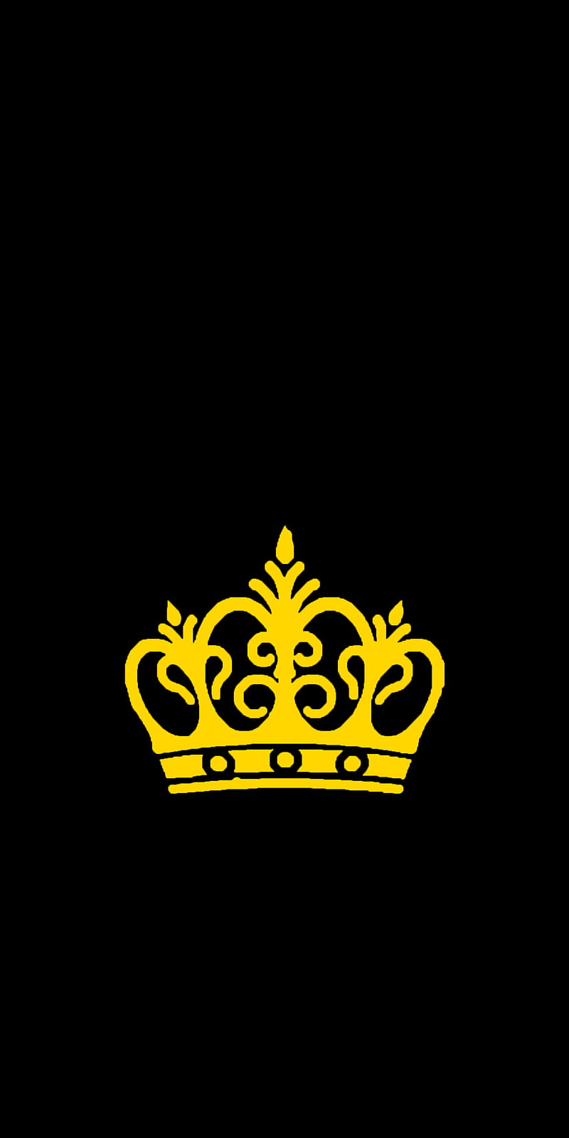 Quenn, black, logo, yellow, HD phone wallpaper | Peakpx