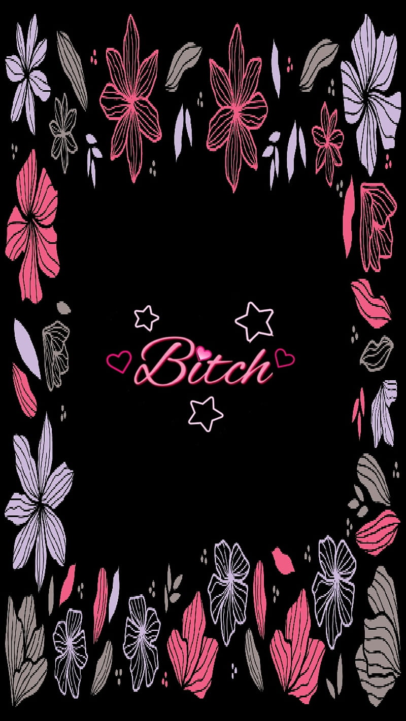 B-word, bonito, cute, flowers, girly, corazones, me, pink, pretty, stars,  HD phone wallpaper | Peakpx