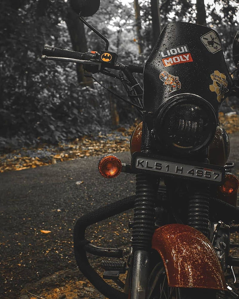 Bullet royal enfield, bullet, bulllet raja, royal enfield, whatsapp dp, HD phone wallpaper