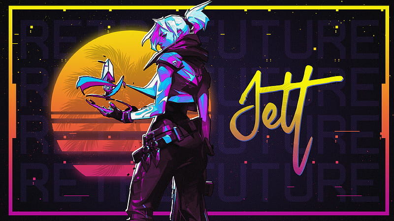 Jett live wallpaper(wpe) : r/VALORANT