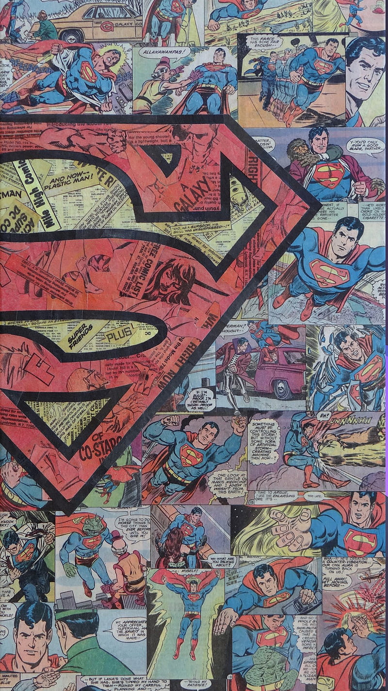 Superman, cartoon, comic, dc, iphone, logo, marcel, samsung, super,  universe, HD phone wallpaper | Peakpx