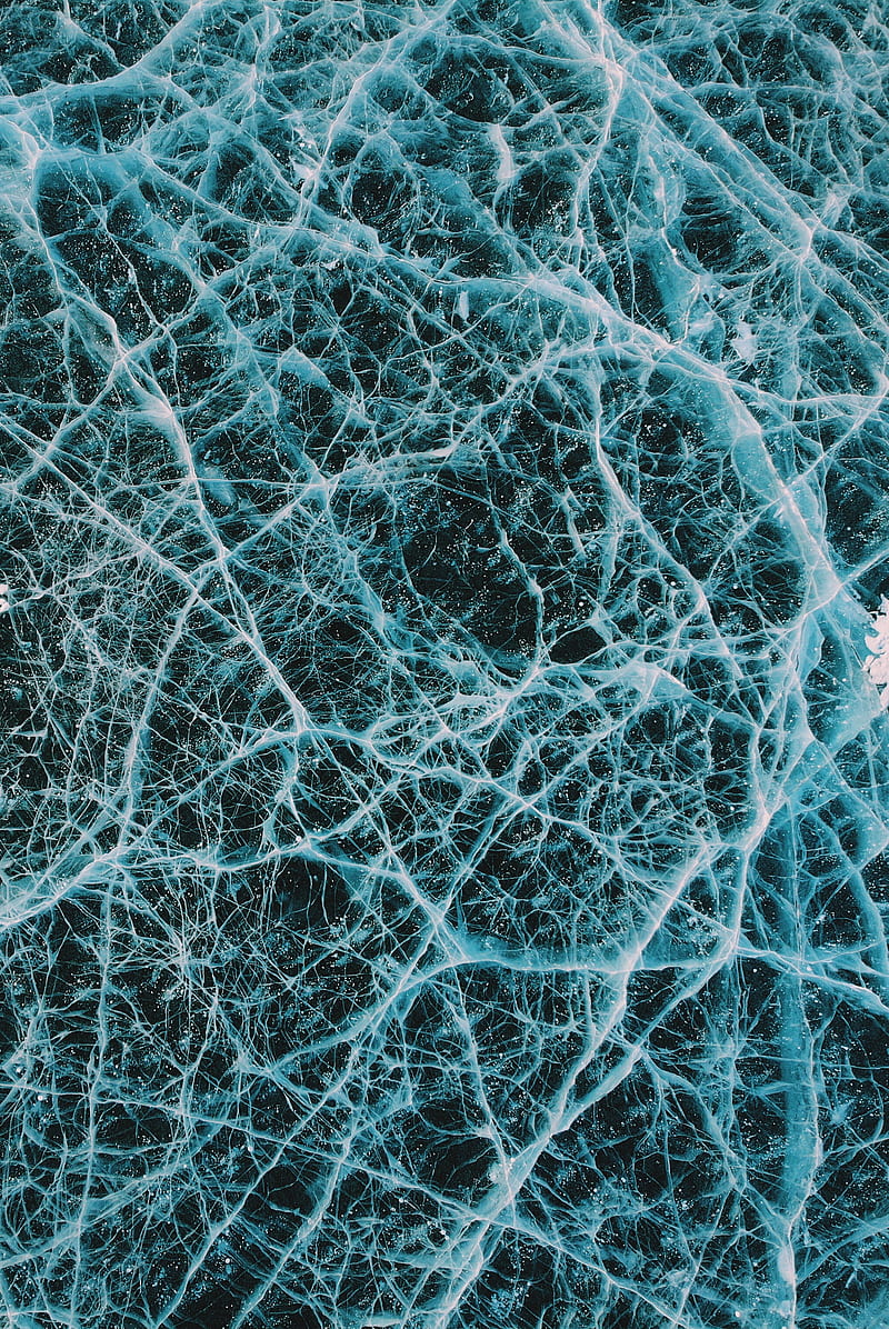 ice, cranny, surface, patterns, HD phone wallpaper