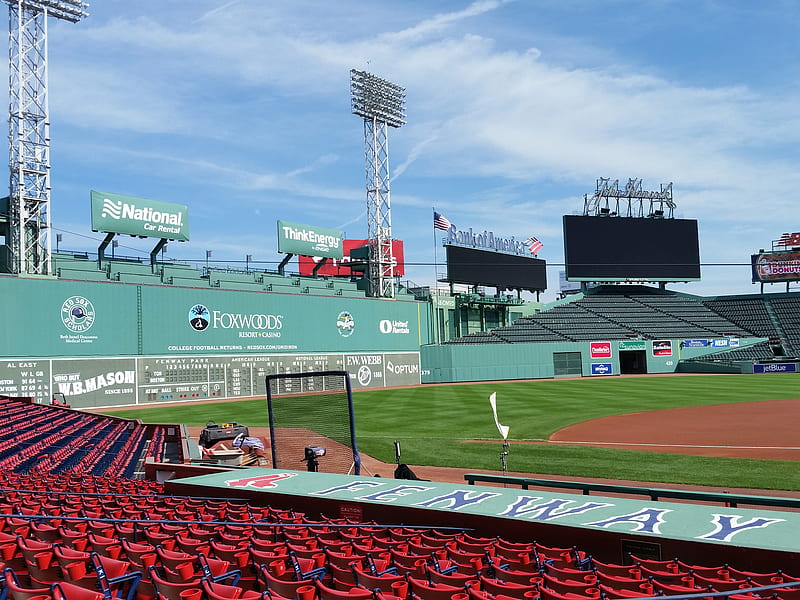 Green Monster, baseball, boston, fenway, historic, HD wallpaper