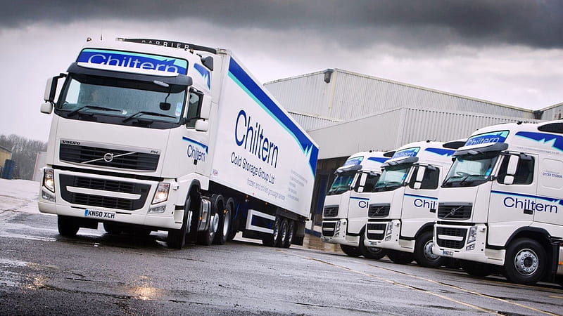 Volvo FH Chiltern Cold Storage Group, Group, FH, Volvo, Truck, Cold, Storage, Transport, Chiltern, HD wallpaper