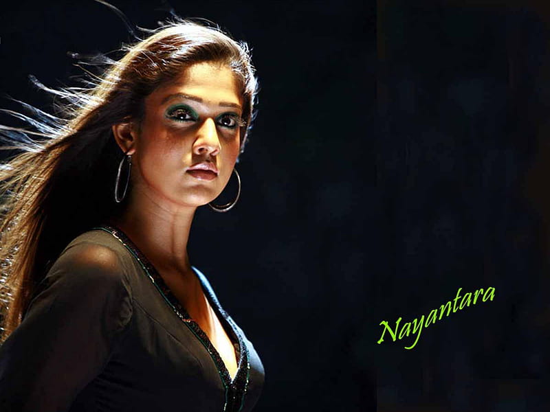 Nayantara in Black Sari Actress HD photos,images,pics and  stills-indiglamour.com #723