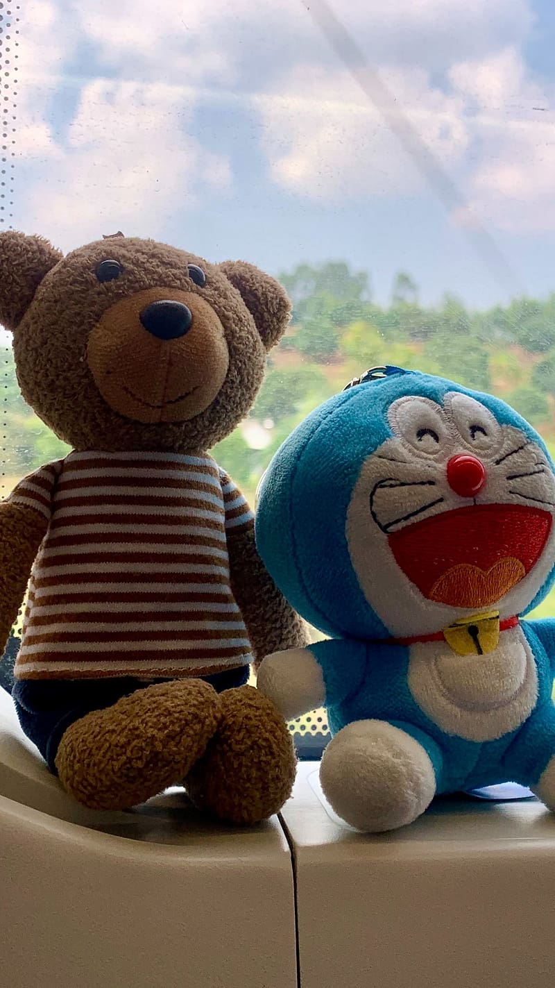 Doraemon , Travelling, Soft Toys, HD phone wallpaper