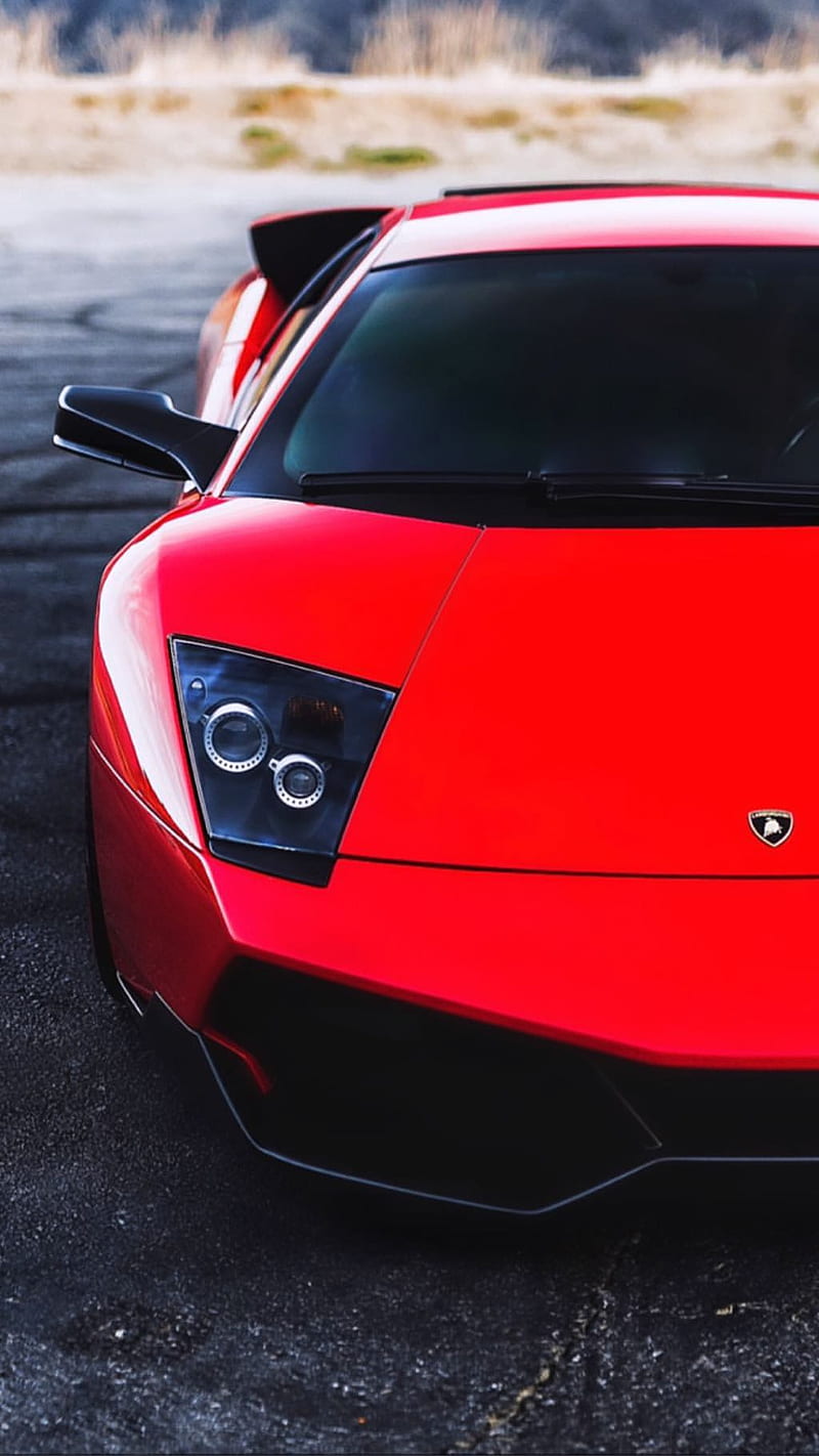 Lamborghini LP-670, 2019, car, drift, lambo, murcielago, red, speed, HD phone wallpaper