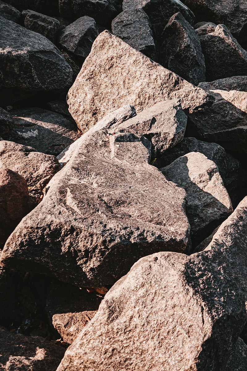 rocks, blocks, stones, texture, HD phone wallpaper