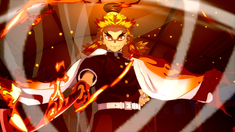 Video Game Demon Slayer Kimetsu No Yaiba The Hinokami Chronicles Kyojuro Rengoku Hd Wallpaper Peakpx