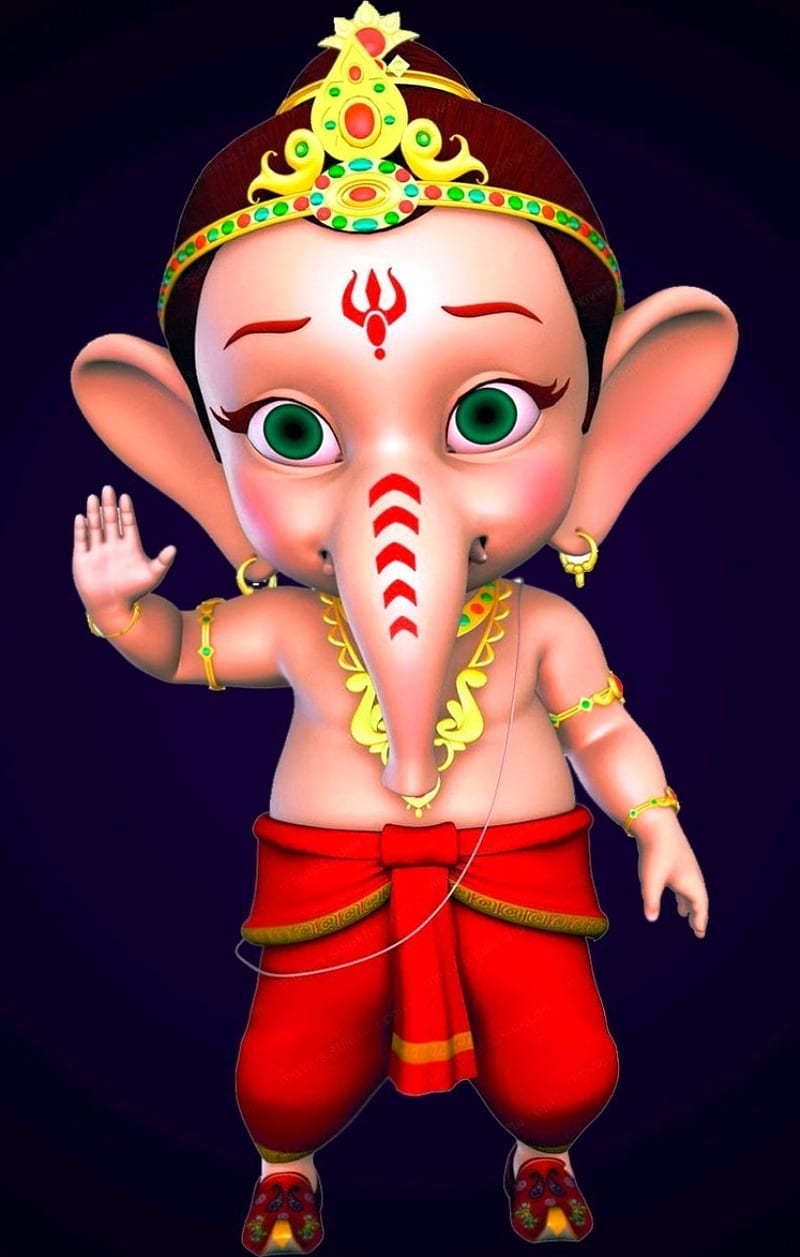 baby ganesh wallpaper for mobile