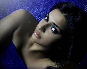 Nadia Ali, female, model, beauty, fashion, woman, black hair, HD wallpaper  | Peakpx