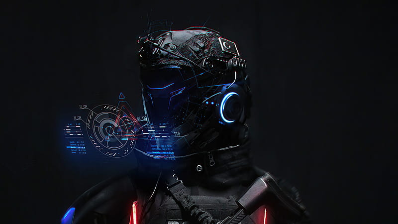 Sci Fi Warrior Hd Wallpaper Peakpx