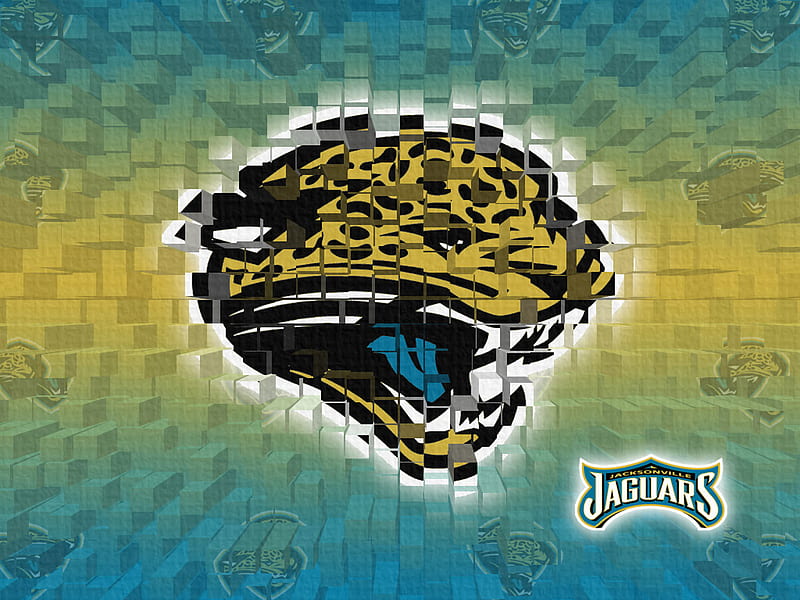 NFL Jacksonville Jaguars, professional, 3d, logo, HD wallpaper