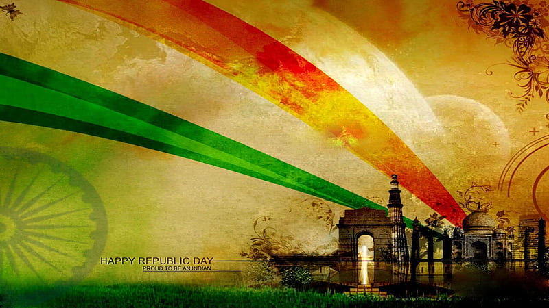 Rainbow Flag Republic Day, HD wallpaper