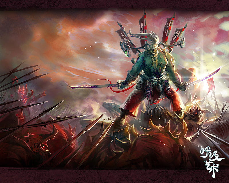 world of warcraft wallpaper horde warrior