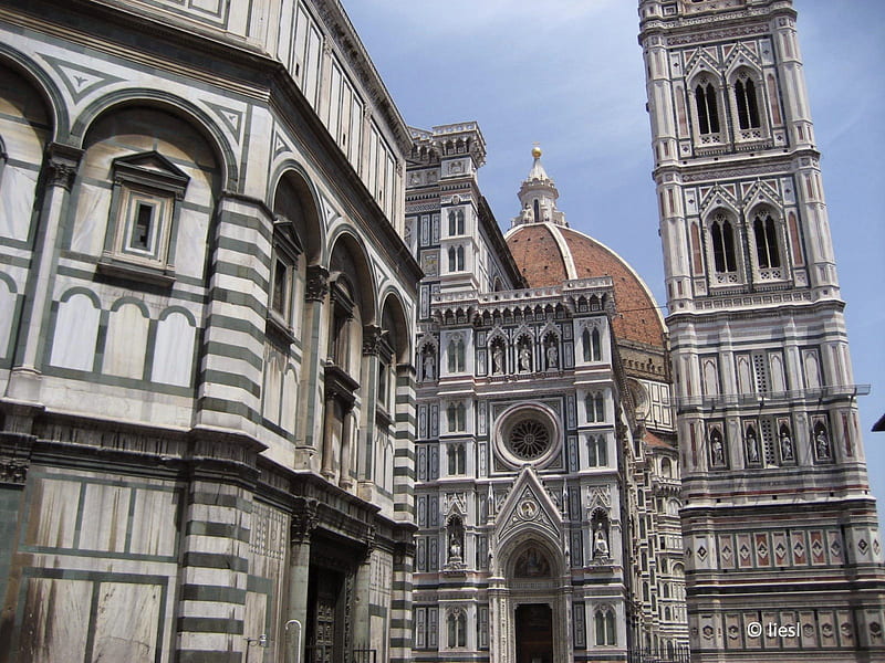Basilica di Santa Maria del Fiore in Florence, Italy, architecture, ancient, religious, church, italy, HD wallpaper