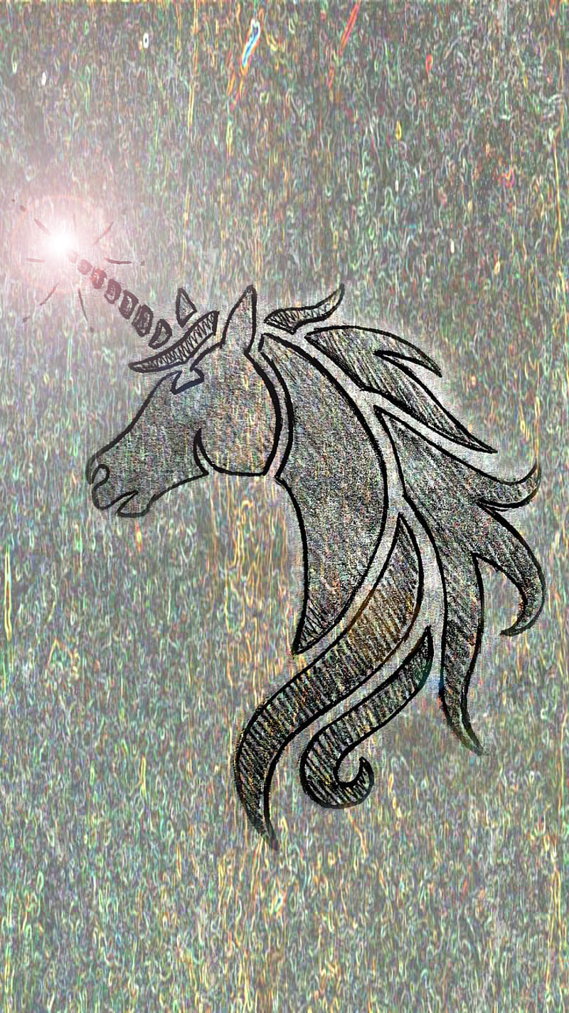 Unicorn Magic, art, cool, designs, drawn, fantasy, horse, myth, HD phone wallpaper