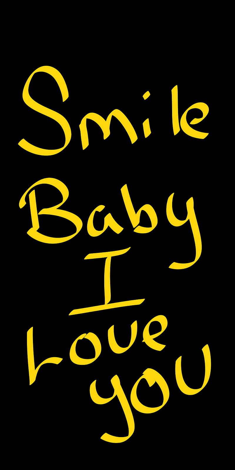 Smile i love you, frases, i love you, quote, saying, thanking of you, HD phone wallpaper