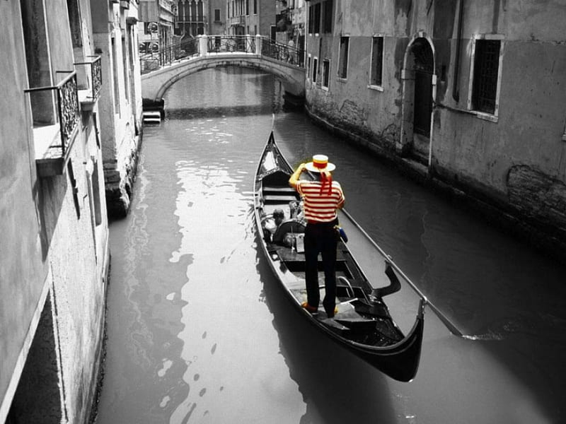 Venice, Italy, town, Venezia, history, gondola, HD wallpaper